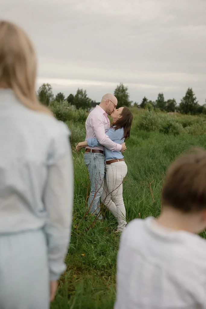 perhekuvaus Lapissa Pellossa