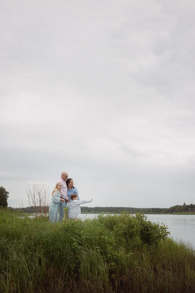 perhekuvaus Lapissa Pellossa