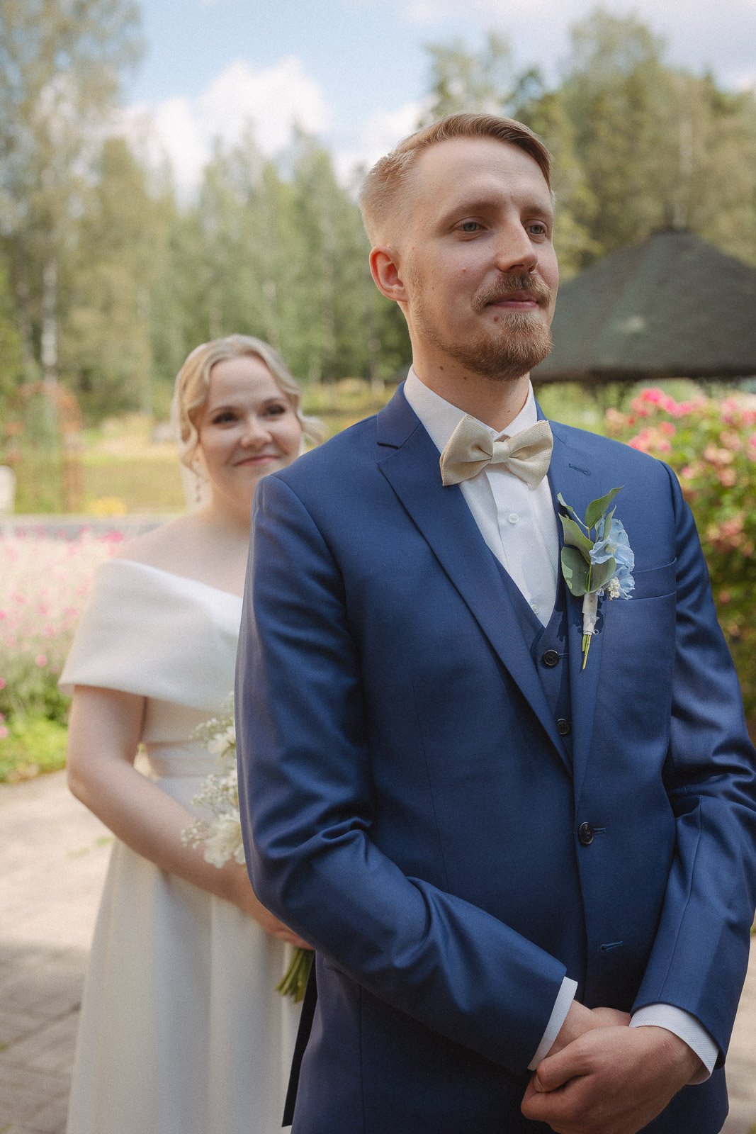 first look hääkuvauksessa