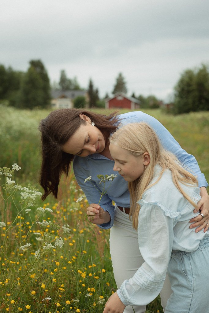 perhekuvaus Lapissa Pellossa