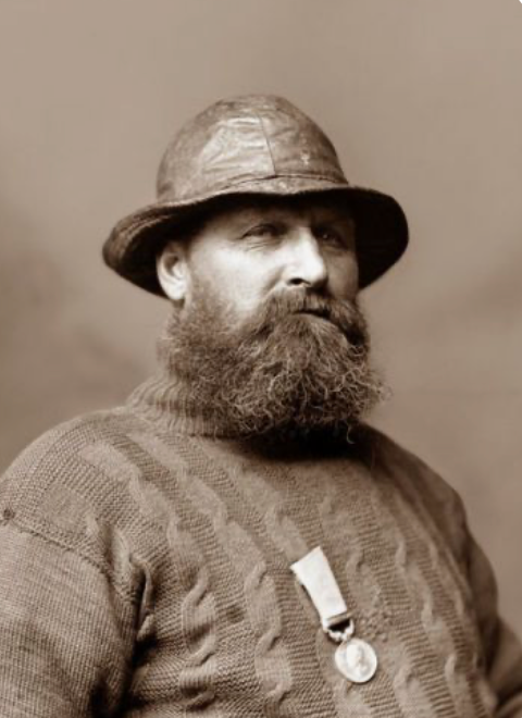 Aran Fisherman in Traditional Knitted Sweater
