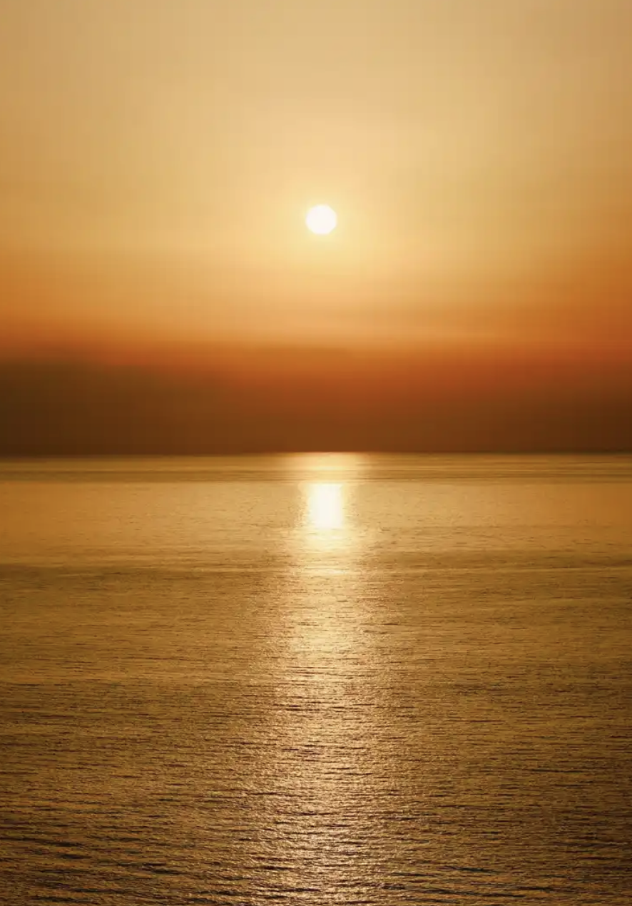 Golden Sunset Over the Sea — Inspiration Behind The Sunset Collection | Studio Myr