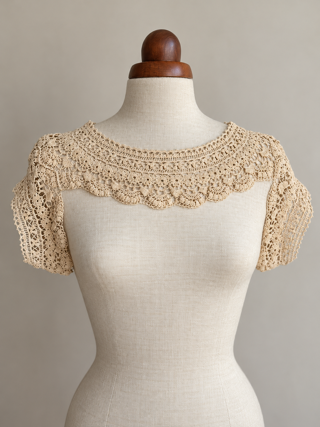 Antique Crochet Bodice — The Inspiration Behind BAROQUE