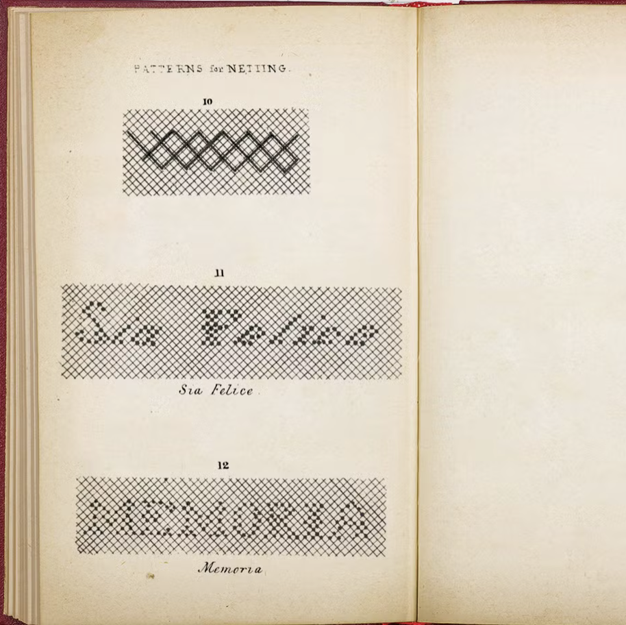 Historical Needlework Publication — Éléonore Riego, 1846