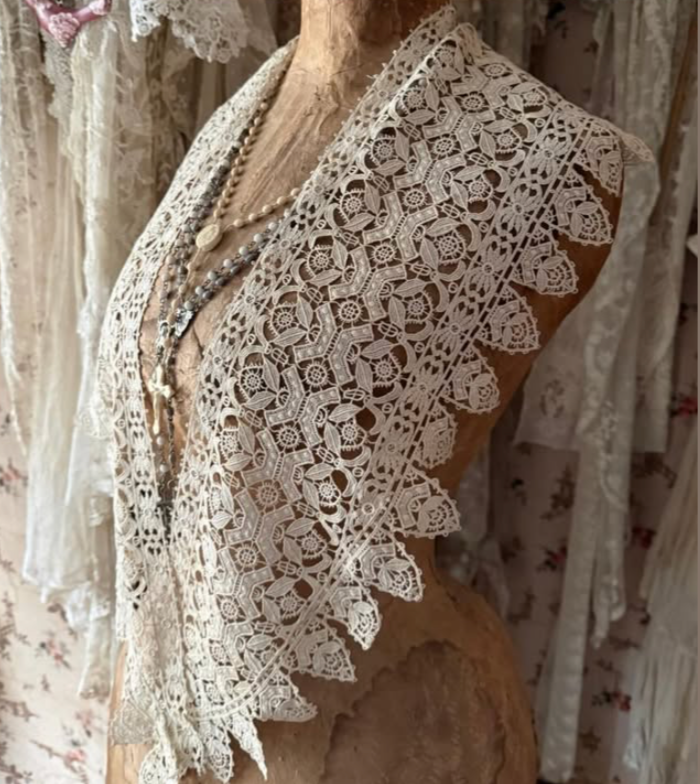 Historic Needle Lace — Decorative Lace Garment