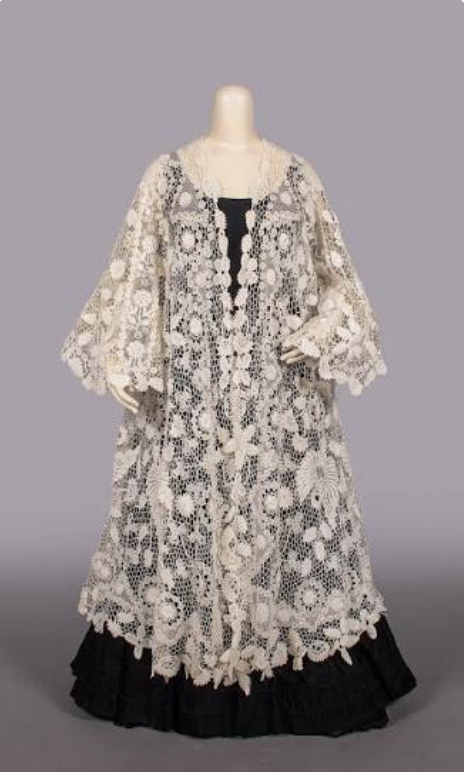 Historic Irish Crochet Lace Dress — Early 20th Century