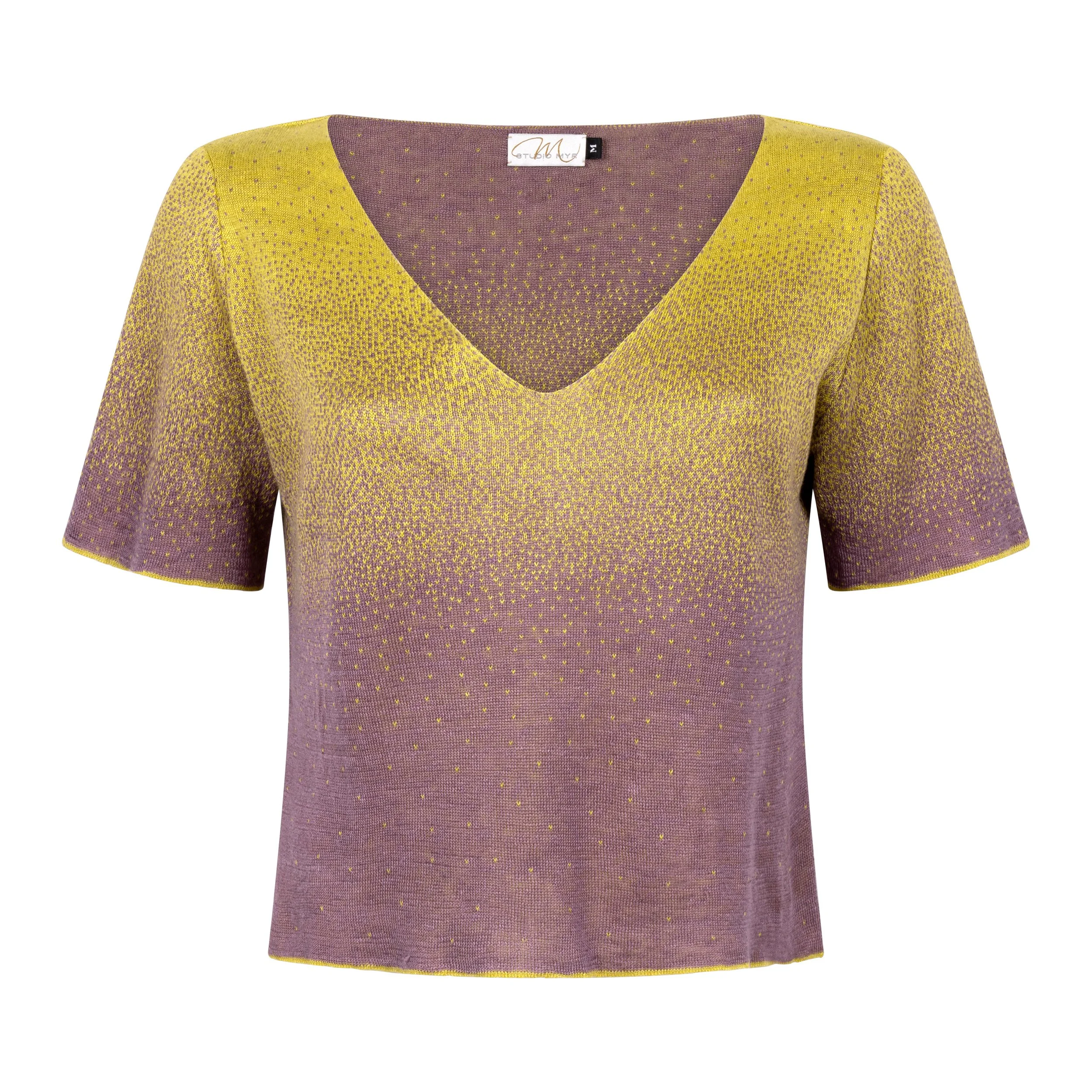 Double Knit Cotton Gradient Tee – Ibiza