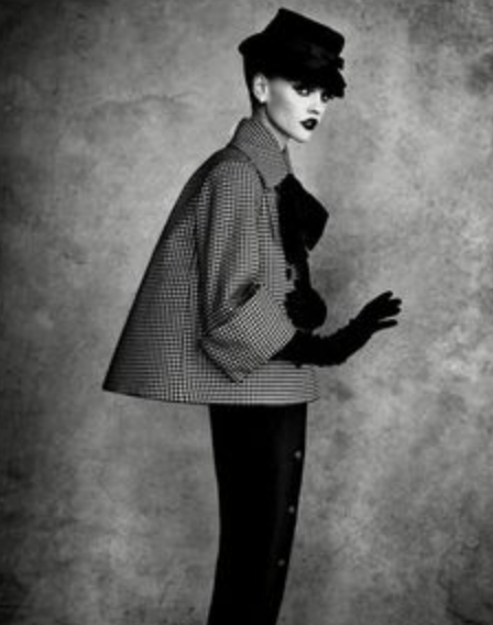 Christian Dior 1948 New Look collection featuring houndstooth pattern