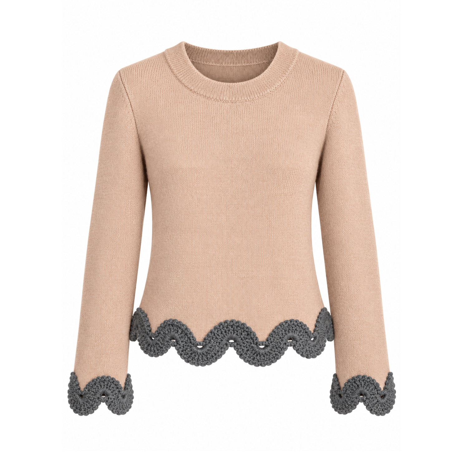 Merino Lace Jumper – Gabriella | Made to Order