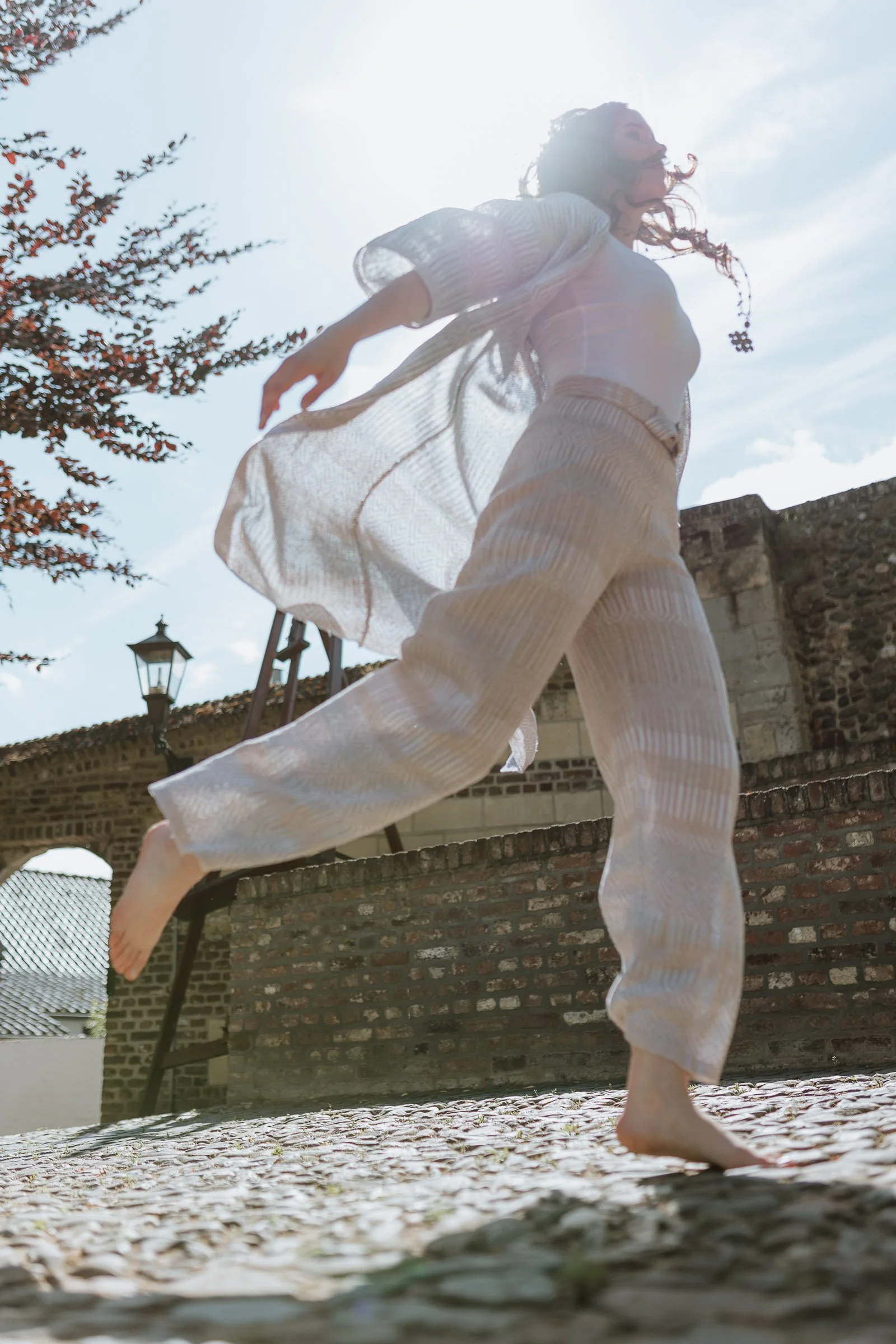 Studio Myr garment photographed by Maison Rowena in natural light, movement and atmosphere