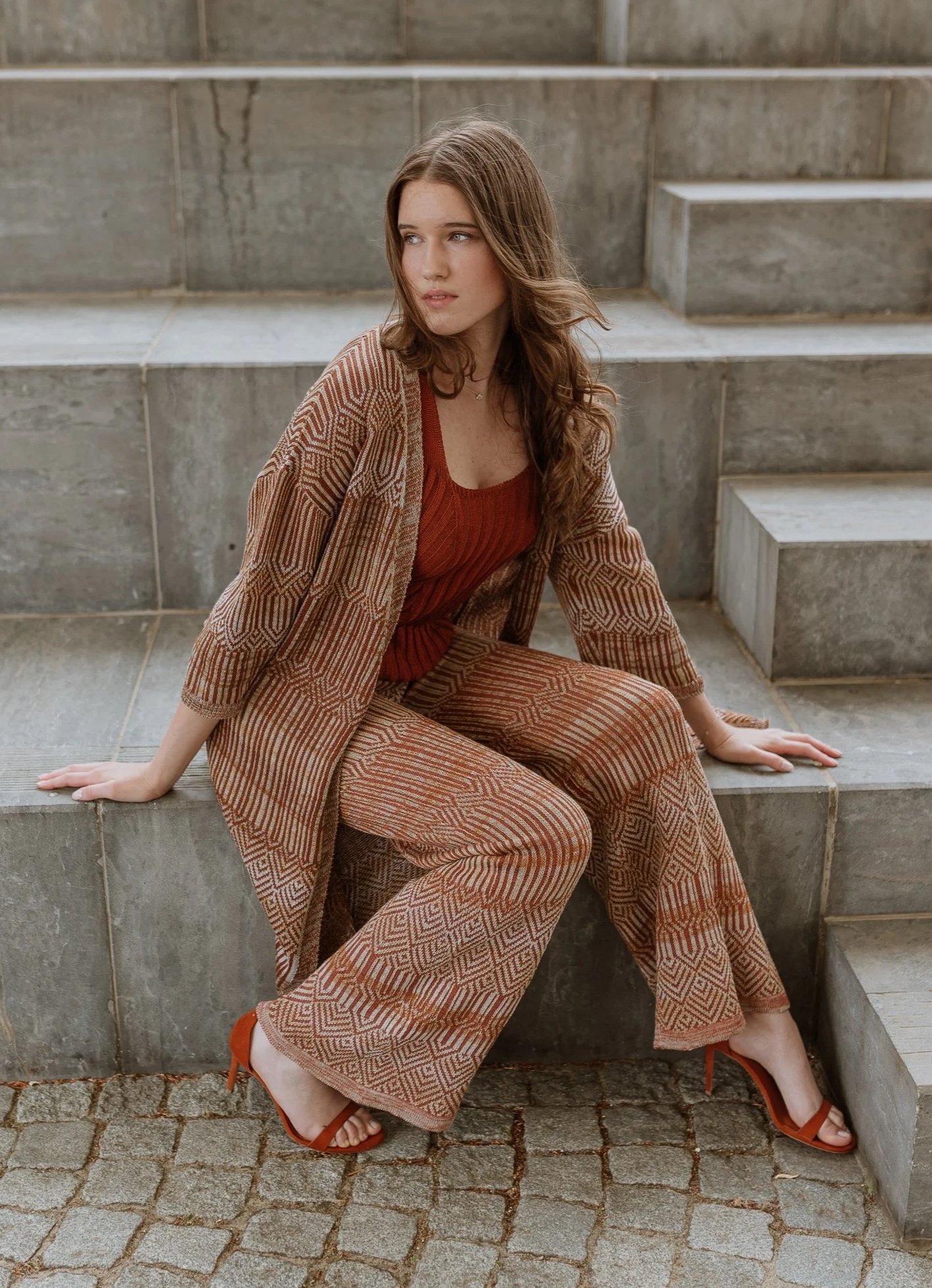 African Nomads linen knitwear by Studio Myr inspired by nomadic heritage