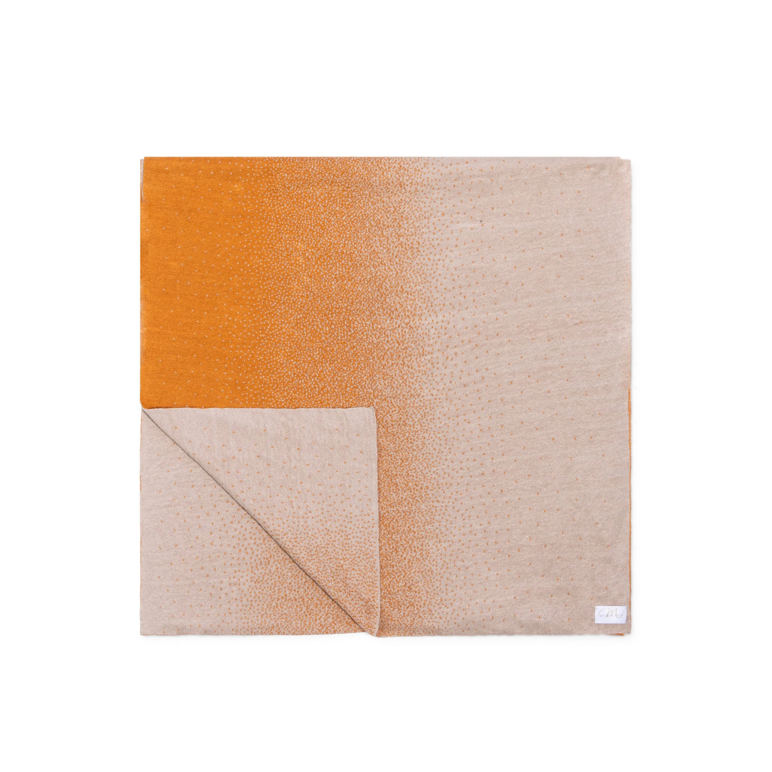 Flat view of Sunset – Bali, revealing the refined gradient knit and elegant colour transition of the signature wrap.