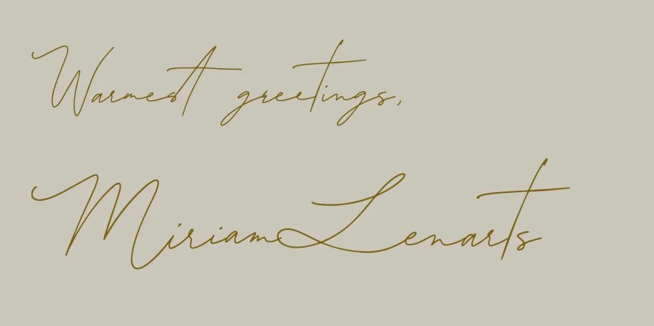 Studio Myr greeting card with handwritten-style typography, expressing a personal and considered approach to communication.