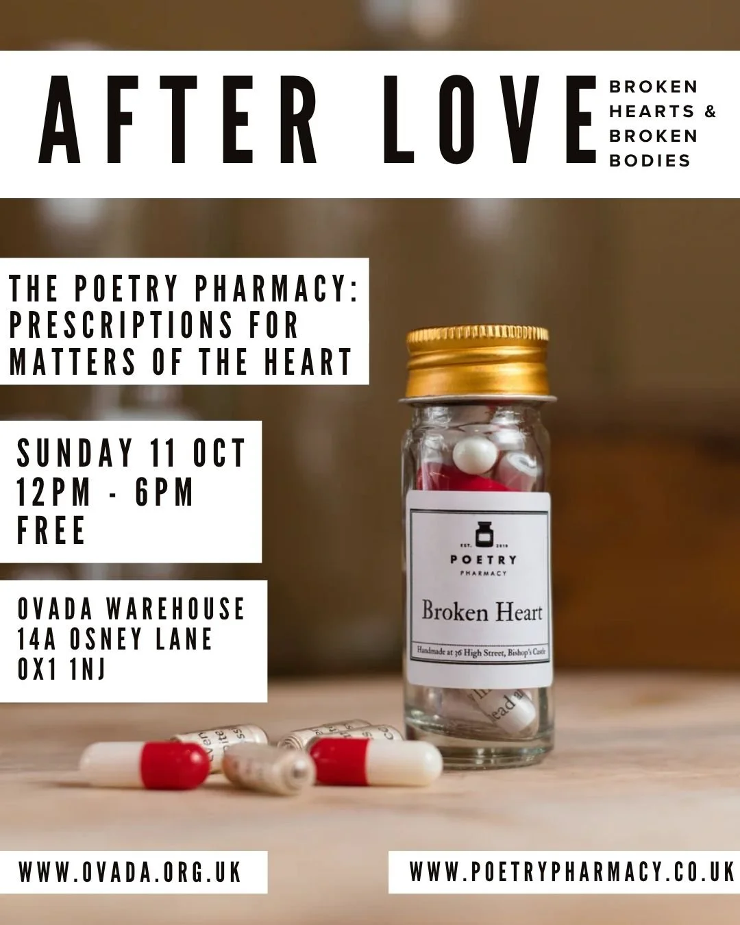 The Poetry Pharmacy Pop-Up: Prescriptions for Matters of the Heart