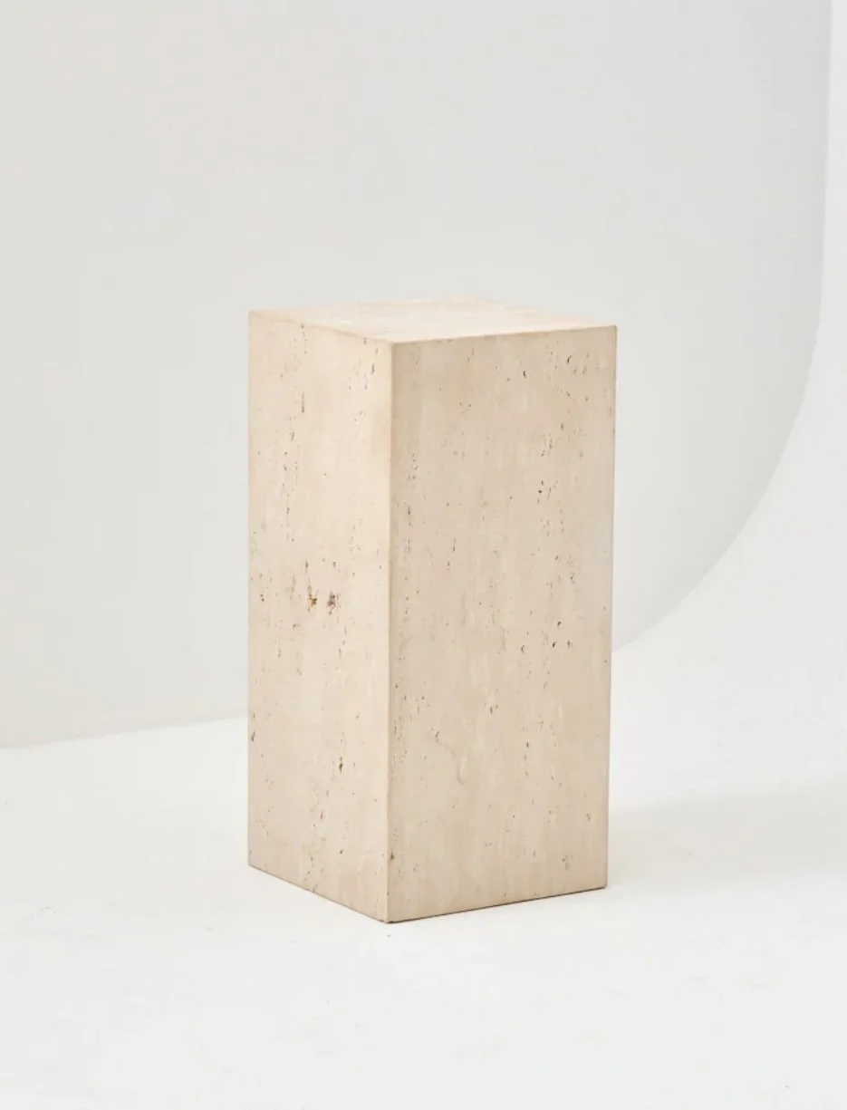 travertine large plinth.jpeg