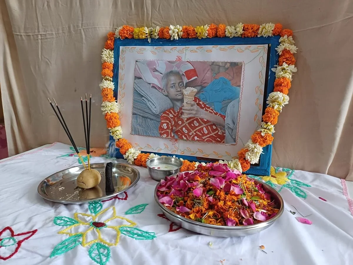 Respectful ceremony at school to remember our beloved Resham 🕉️