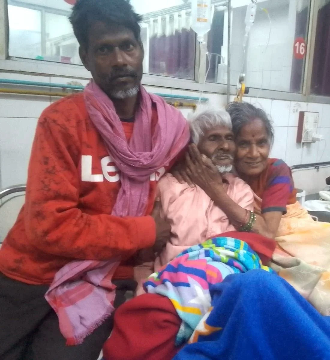 Kallu Ram in het ziekenhuis