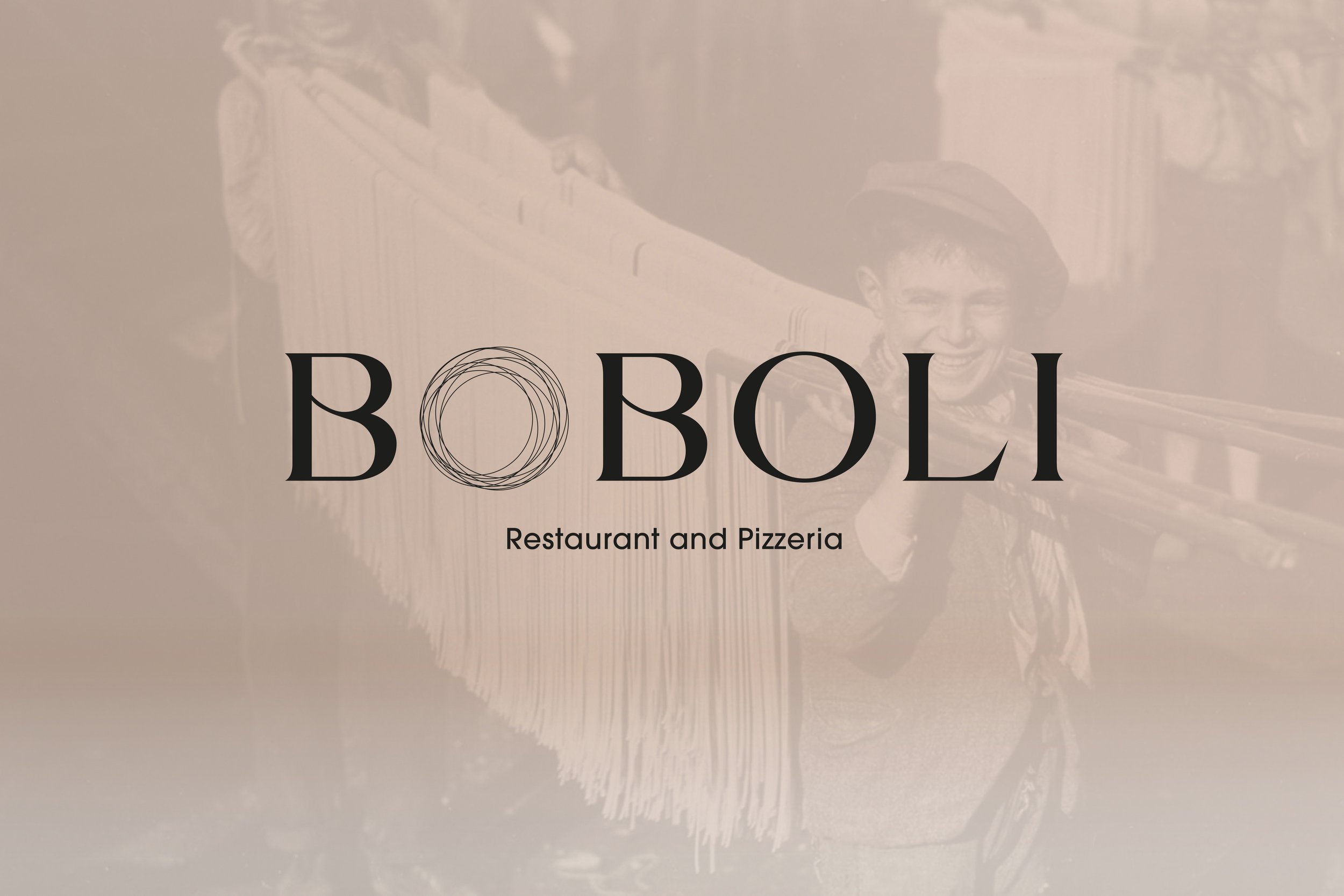 Boboli wordmark incorporating the original swirl