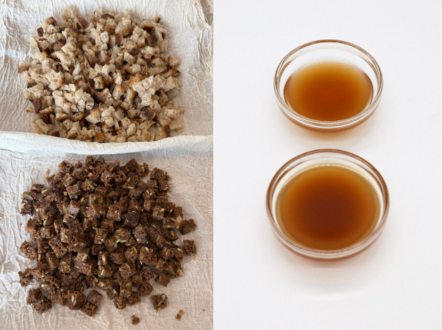 Waste bread shio kōji