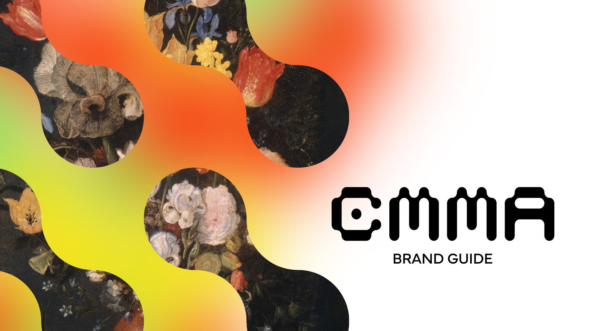 Cover page for Convergence Museum of Multimedia Art's brand guide