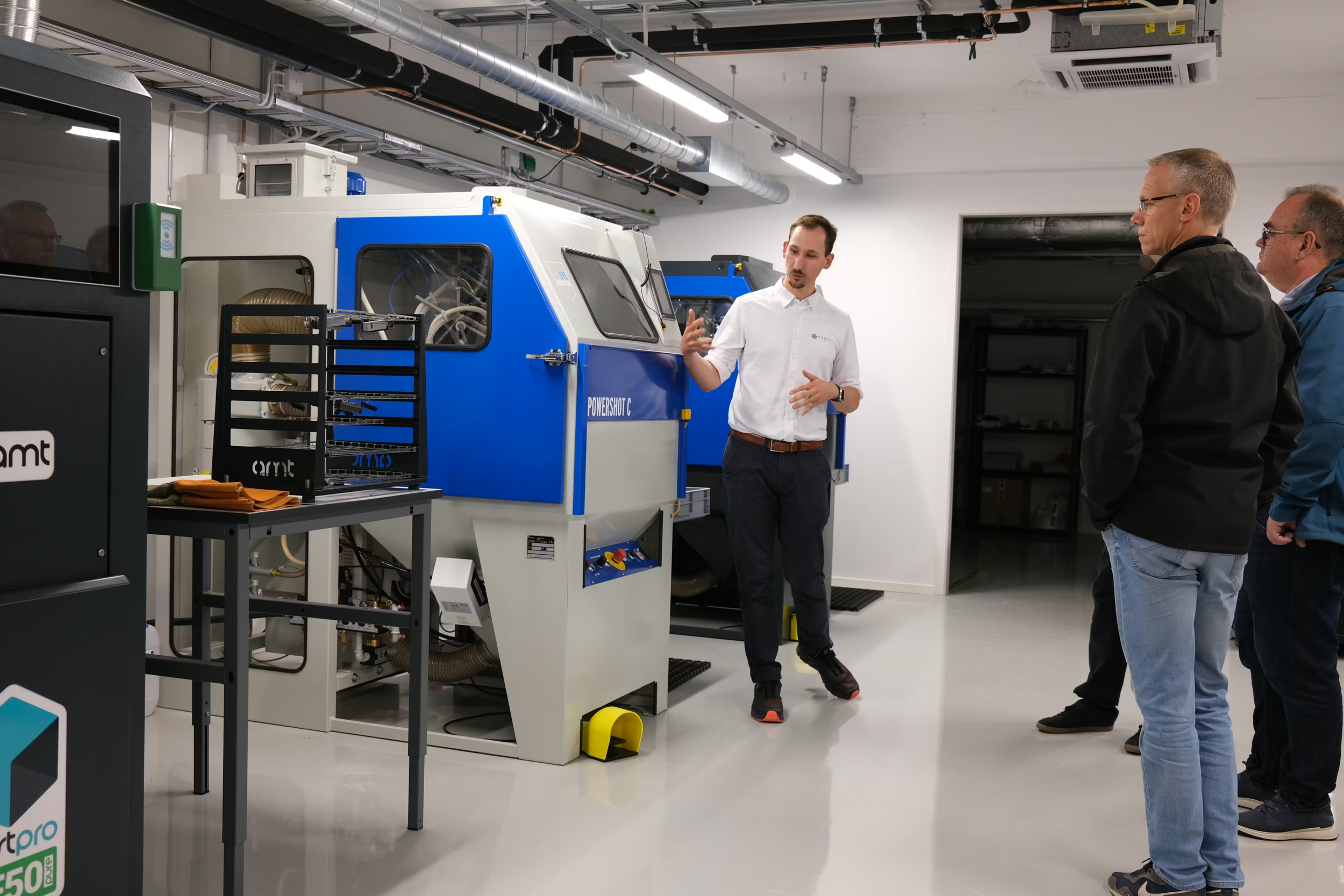 Visitors attending Norra AM open house to explore the new additive manufacturing facility in Hudiksvall