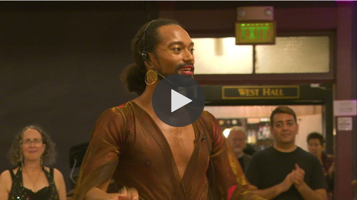 Abdiel instructs a Latin Hustle class in Seattle