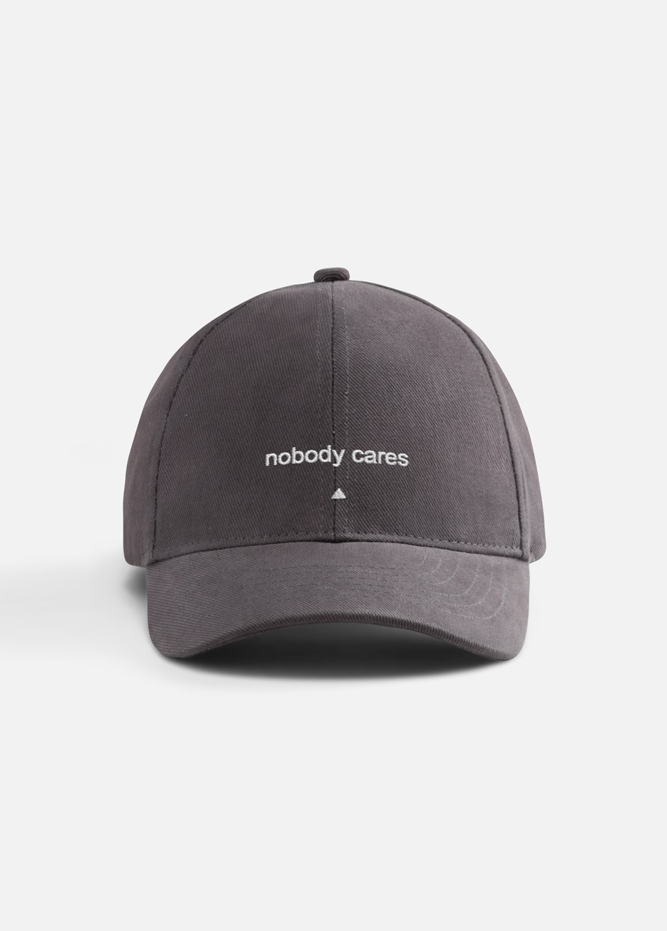 Cap 'nobody cares', grey