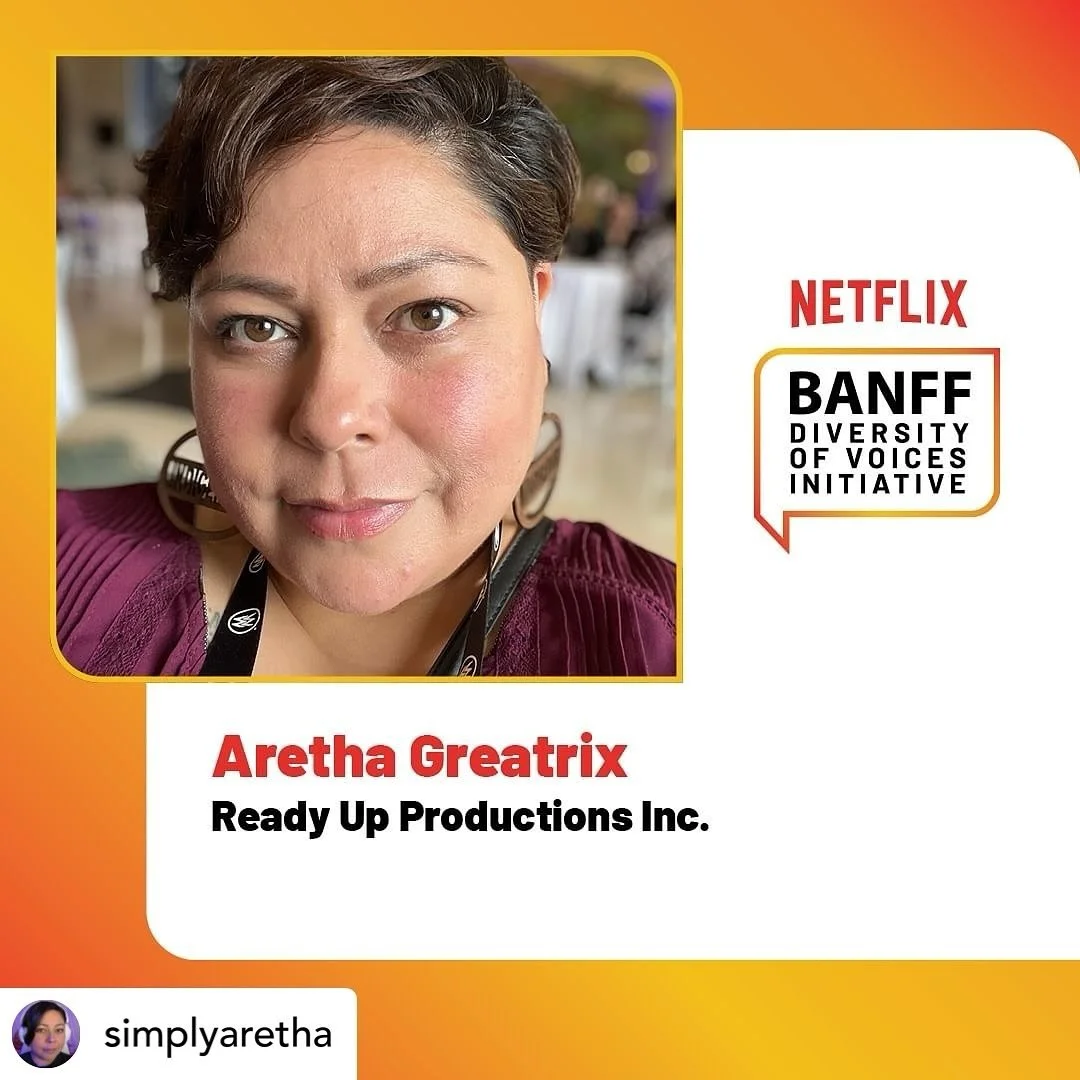Posted @withregram &bull; @simplyaretha Excited to share that I have been selected for 2024 BANFF Diversity of Voices at this year&rsquo;s Banff World Media Festival. 

Thank you opportunity 
@netflixca 
@banffmedia
@indigenousscreen @blackscreenoffi