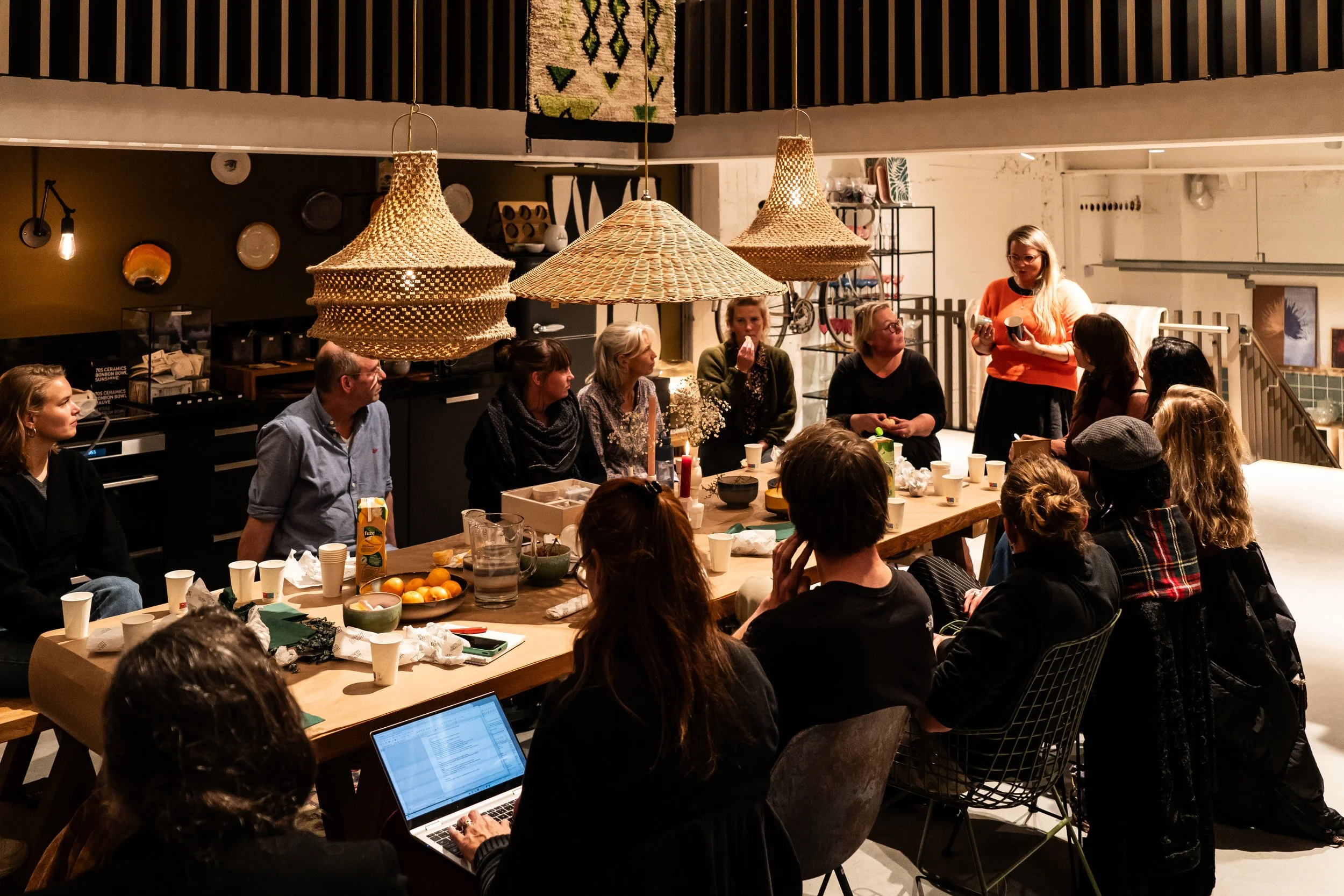 Sessie met ontwerpers en ondernemers