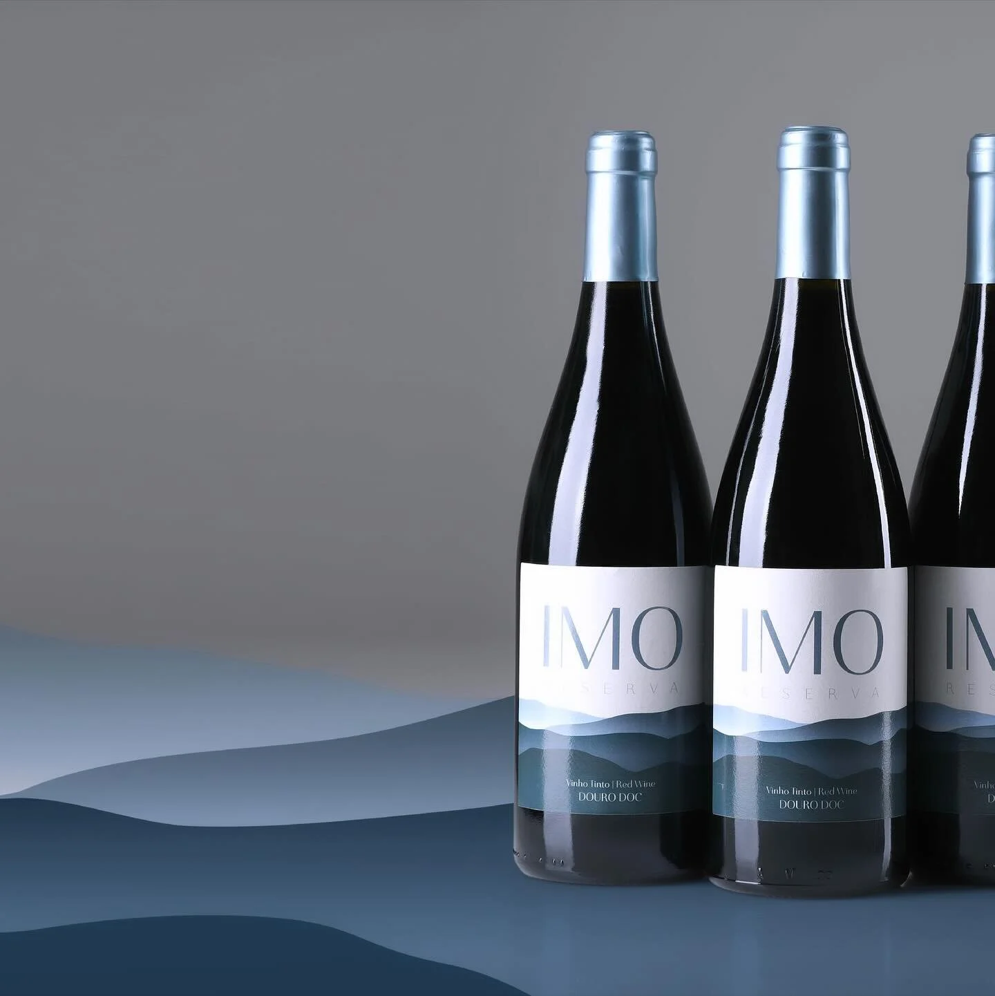 Packaging | Design R&oacute;tulos Vinho IMO (Douro DOC) 🍷🌿 #packaging #winedesign