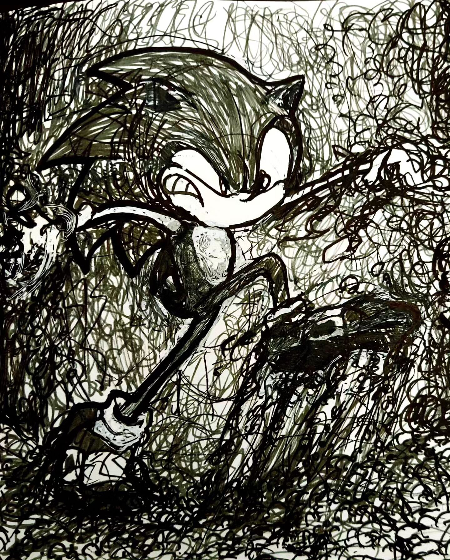 RUSH // MOSS

#aaartinktober23 #inktoberaaart23 #peachtober23 #inktober23 #peachtober #inktober #inktoberday30 #peachtoberday30 #peachtober23moss #inkdrawing #illustration #quicksketch #sonic #sonicart #sonicthehedgehog #rush #moss #sonicfanart