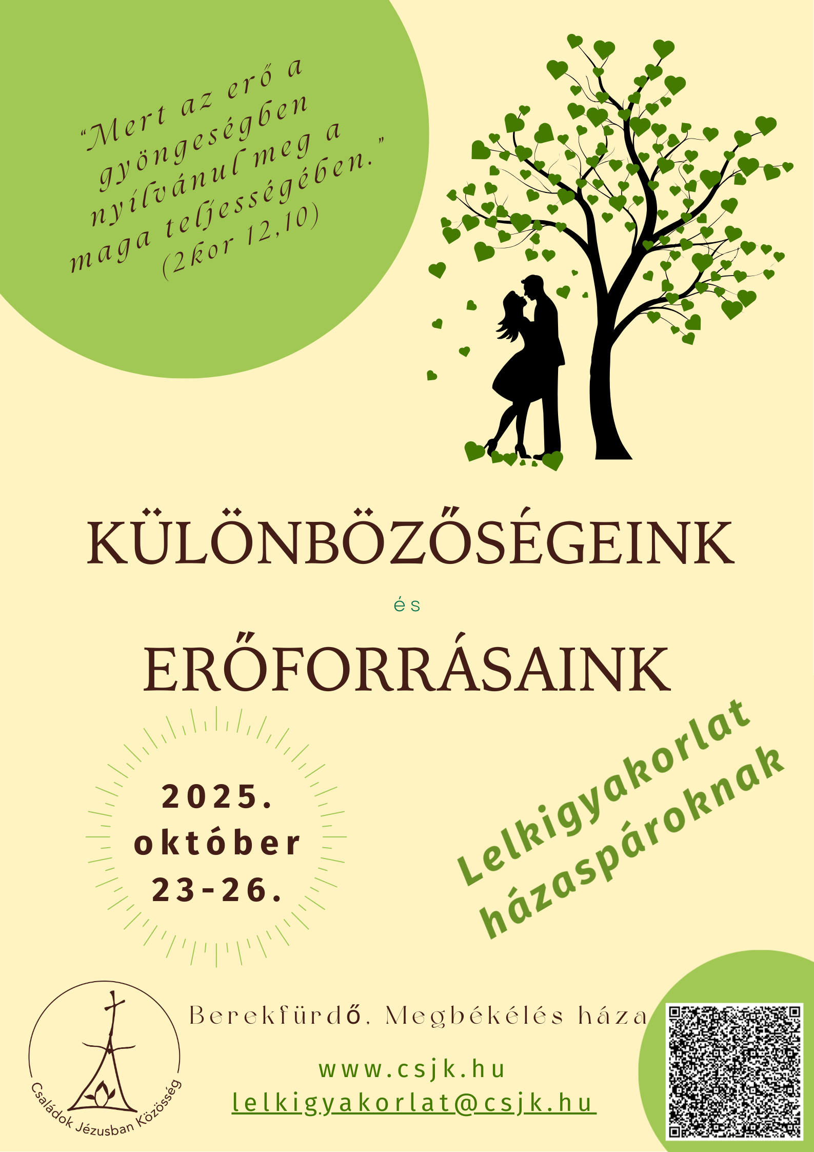 Lelkigyakorlat házaspároknak