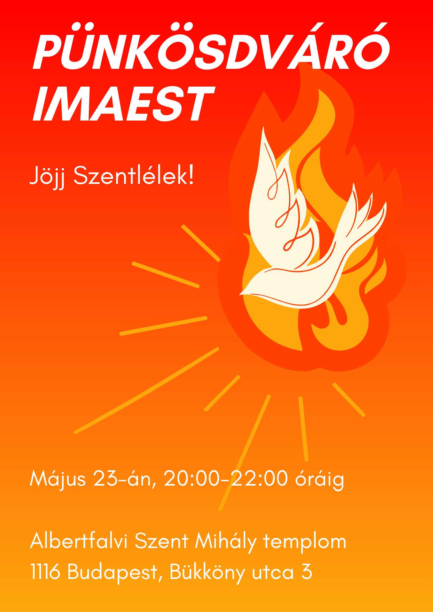 Pünkösdváró imaest