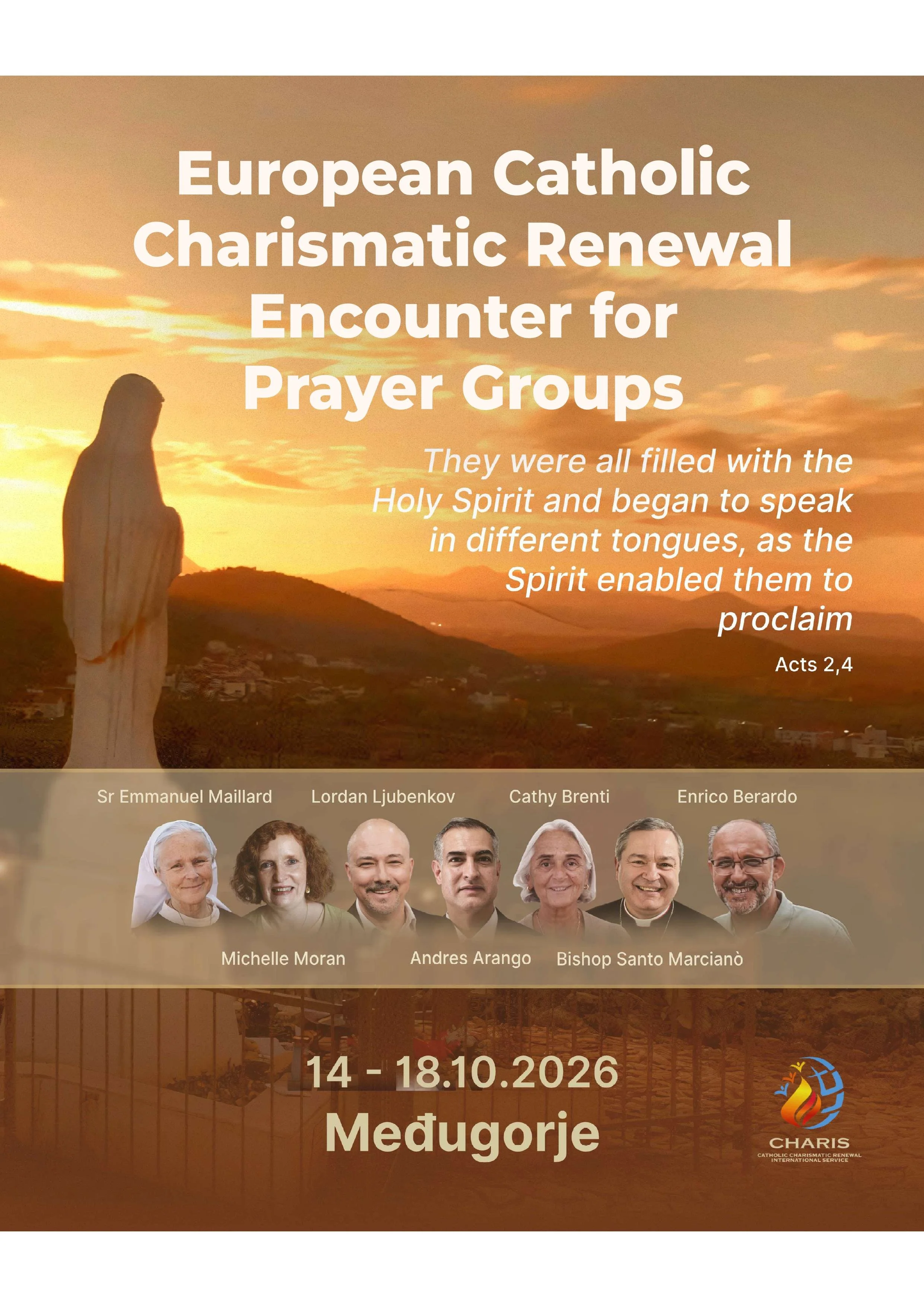 Európai karizmatikus imacsoport találkozó - Medjugorje