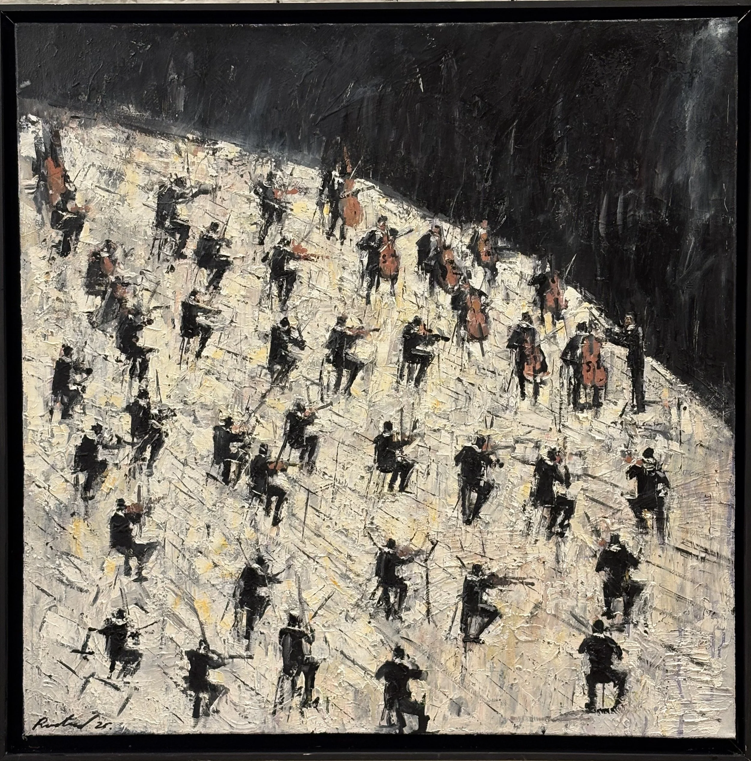 Abstract Orchestra, 36 X 36