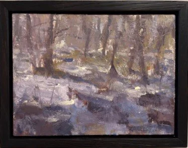 Snowstorm Sunset 1, $700