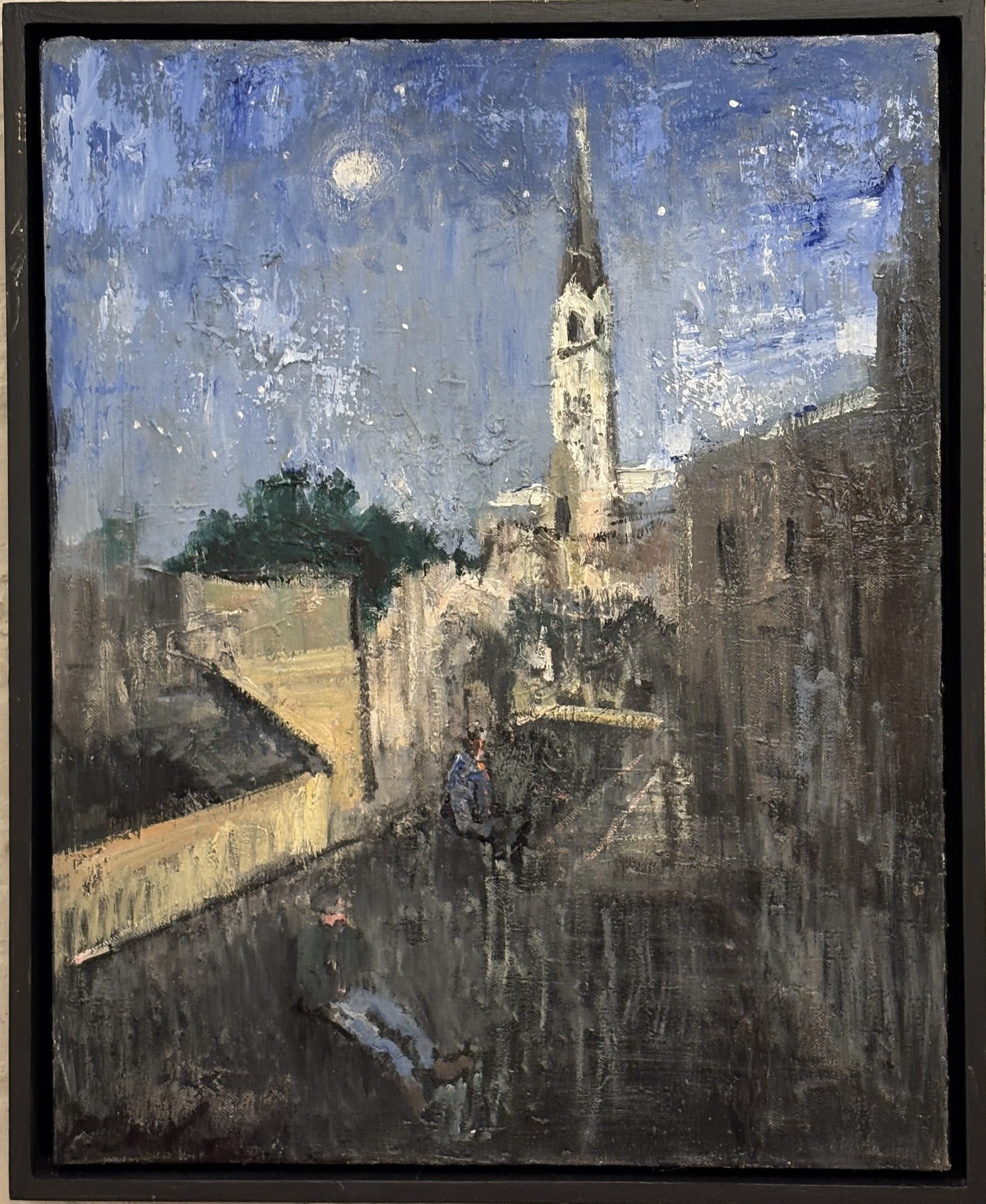 Sitting on Rooftops, 16 X 20 