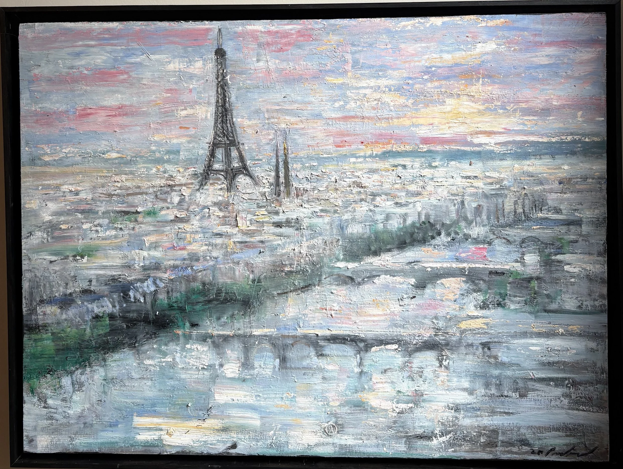 Paris Sunset, 30 X 40