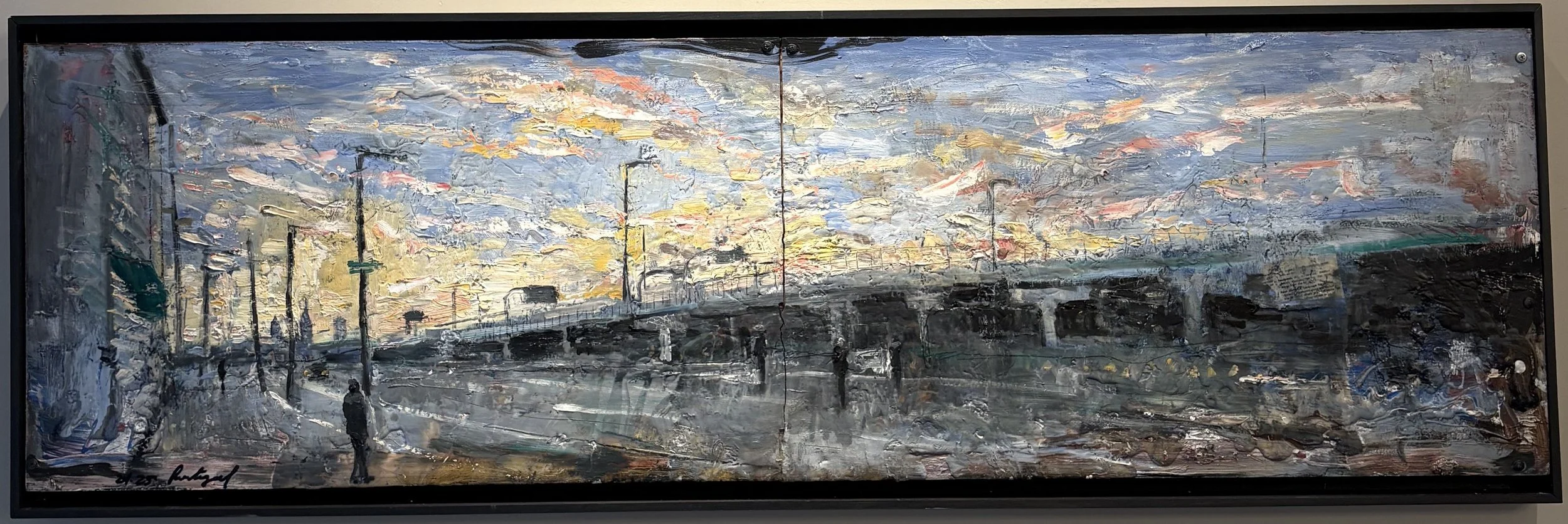 Sunset over 95, 17 X 59