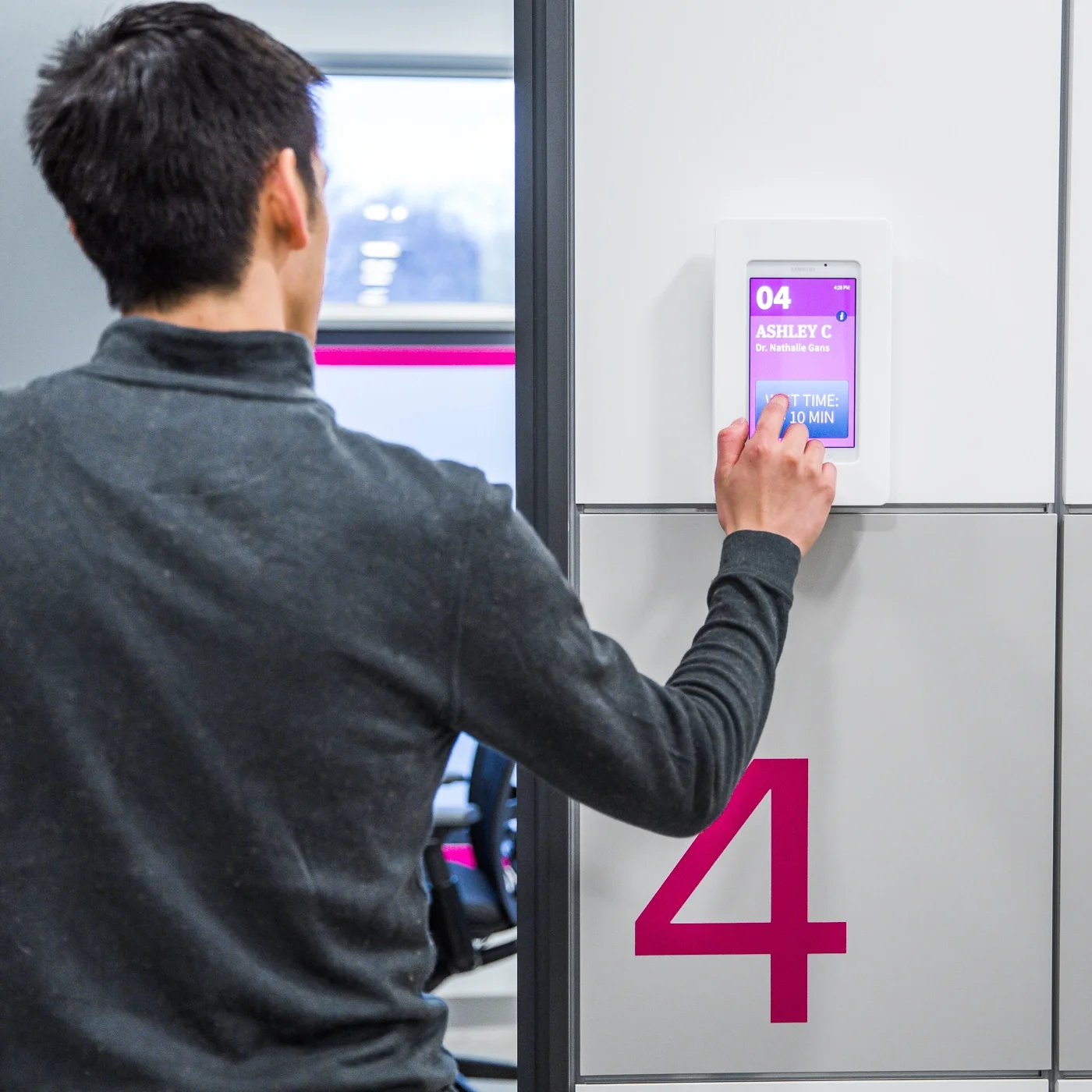 CHIME Room Tablet at Magenta Health Clinic’s location in the Midtown neighbourhood of Toronto