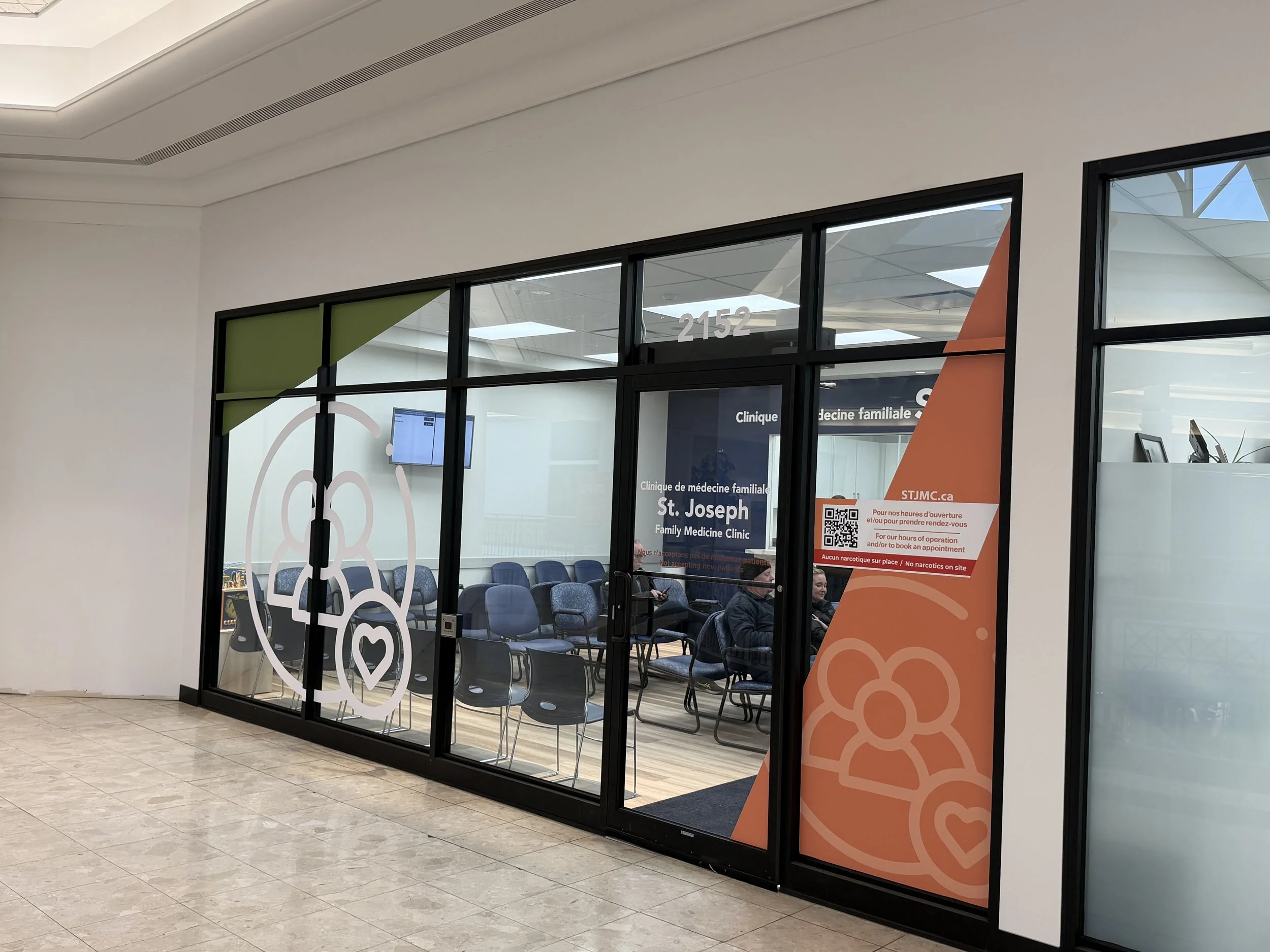 St. Joseph Family Medicine Clinic’s new location at the Place d’Orléans Shopping Centre