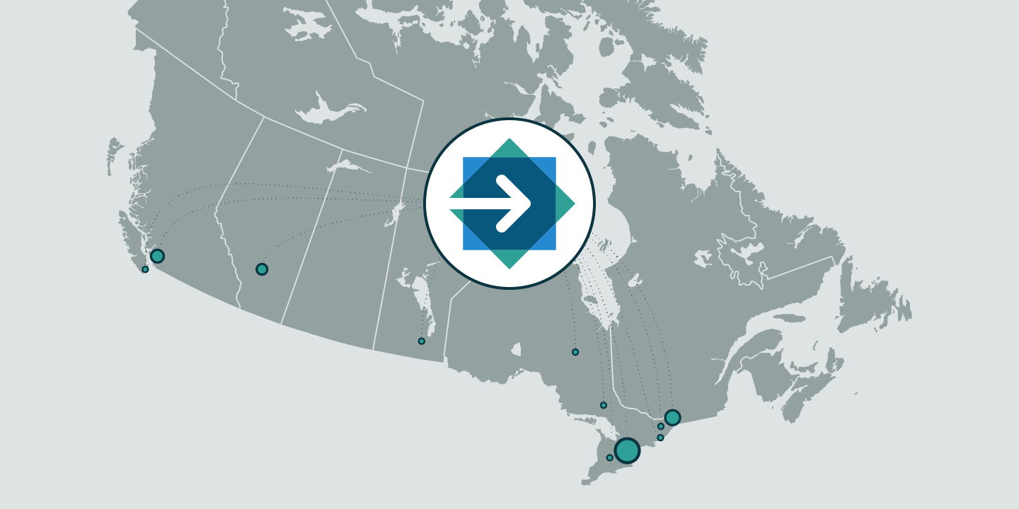 Locations of CHIME clients