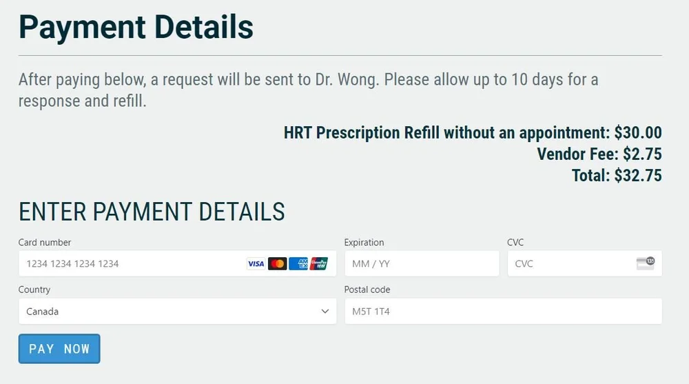 Prepayment Requests — CHIME