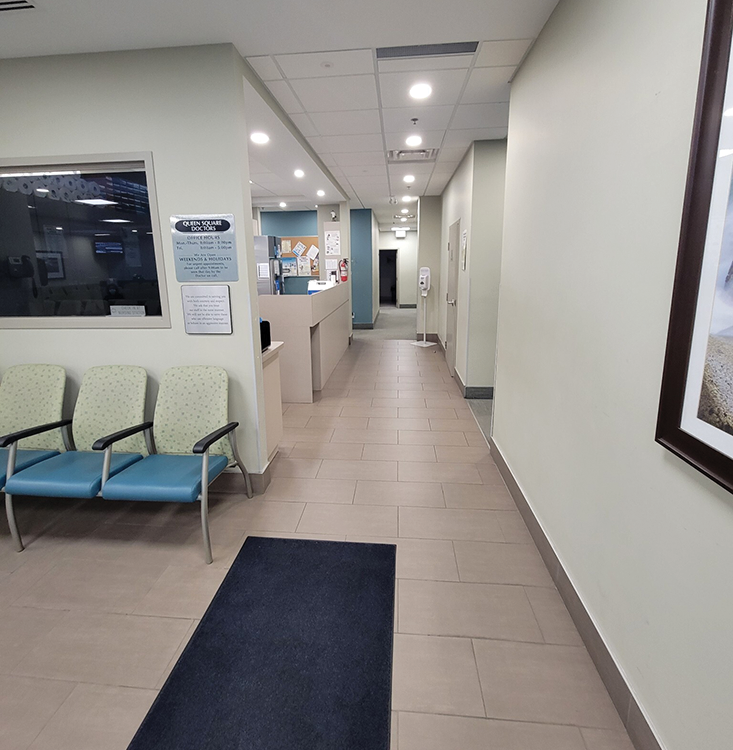 Queen Square Doctors and Family Health Team Waiting Room