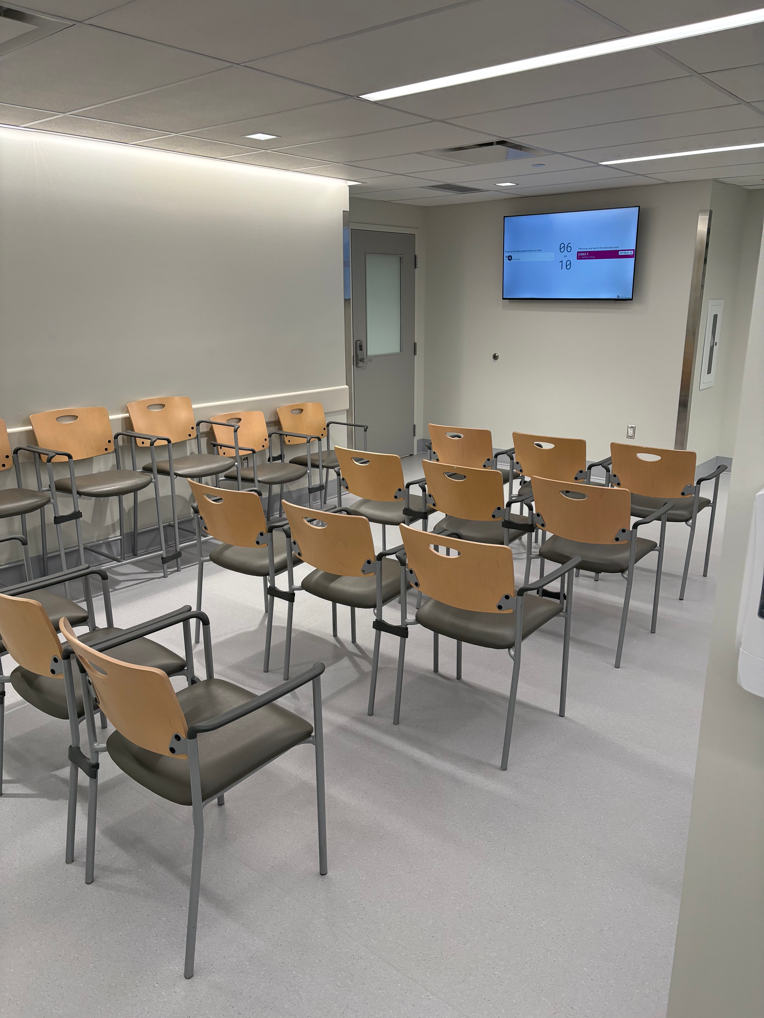 CHIME Enabled Waiting Room at Seymour Health