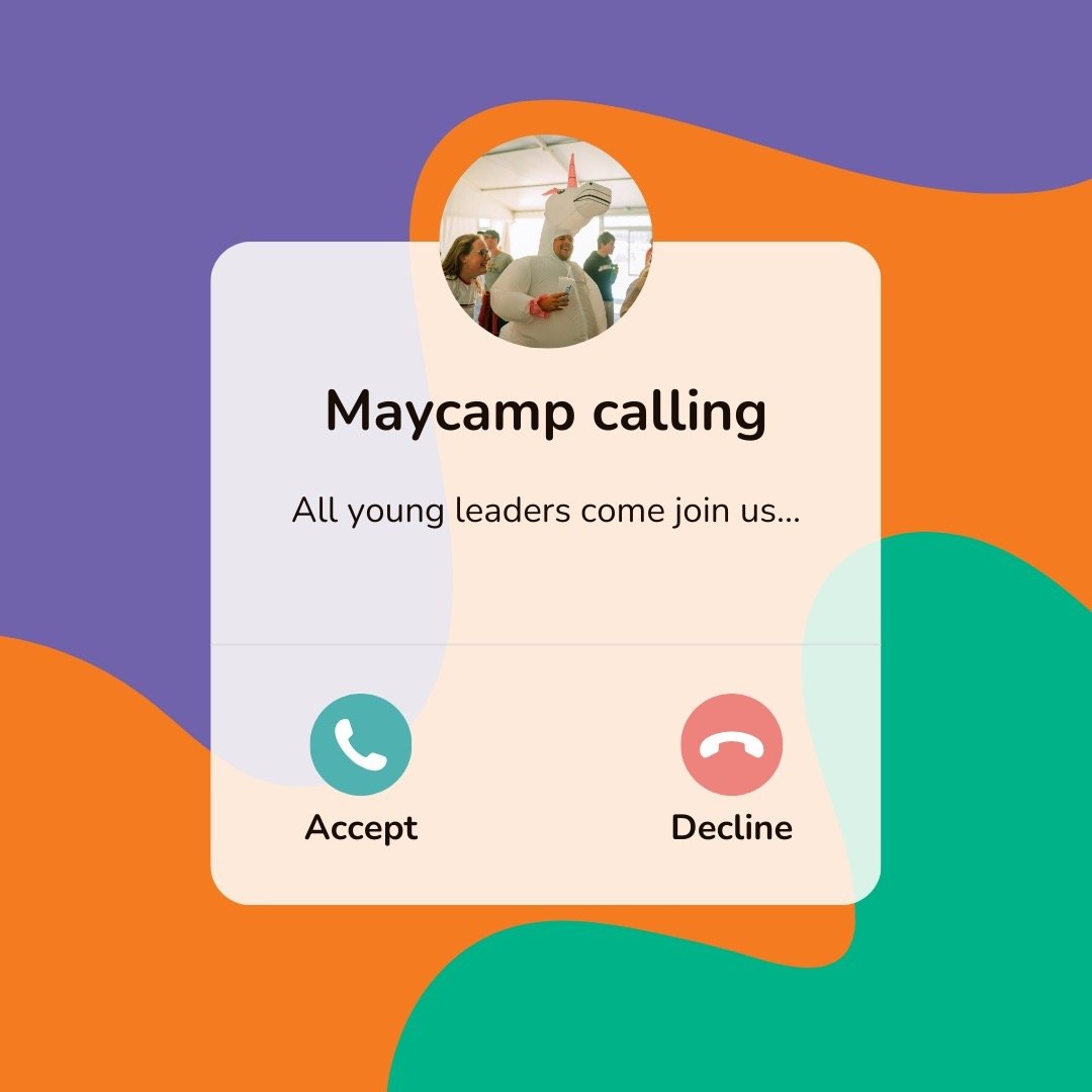 Are you over 16? Do you want to be part of the Maycamp team? Come join our Young Leaders Stream! Chat to your youth leader and get signed up! We can't wait for you to join us 😊