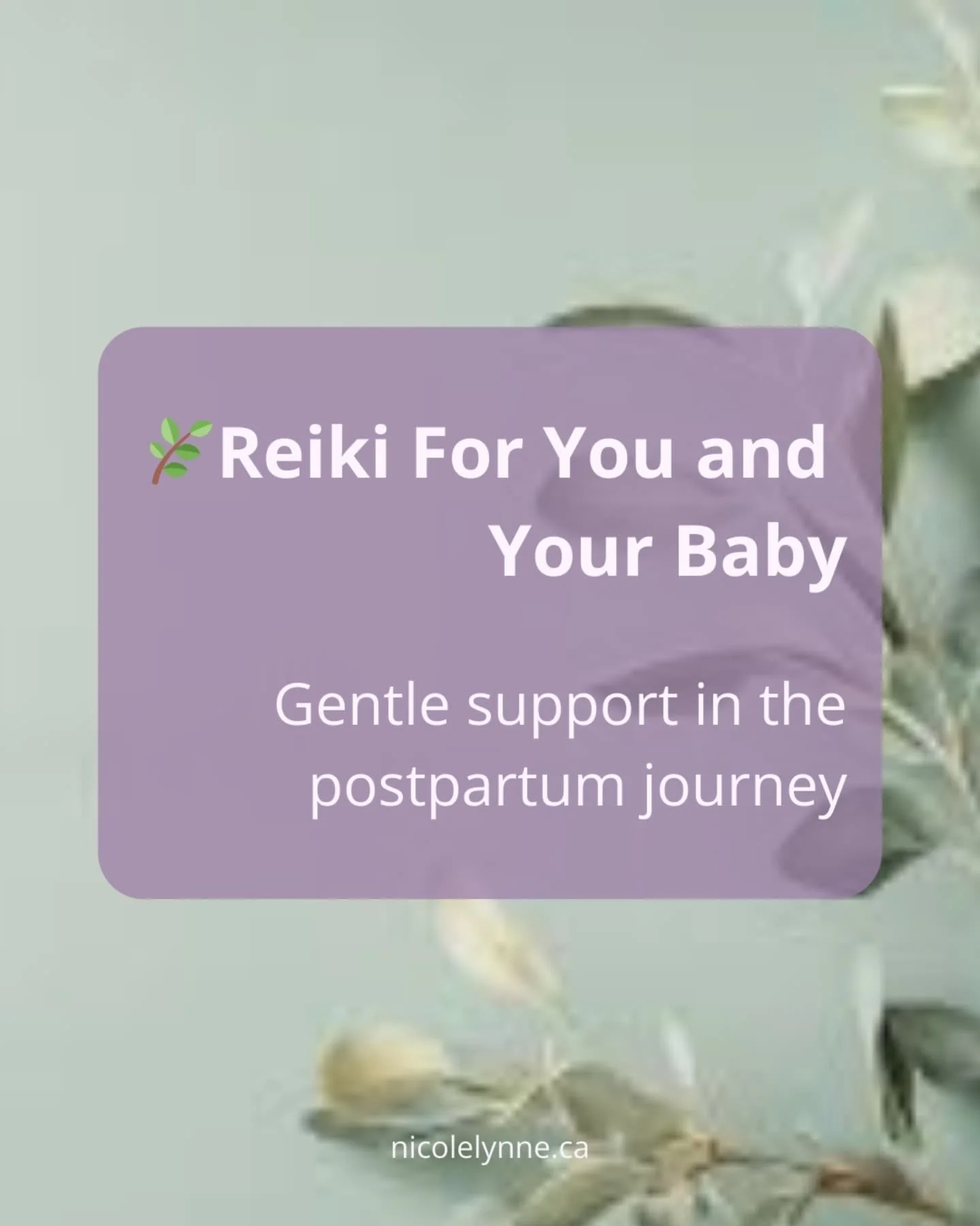 The postpartum season is a beautiful mix of healing, bonding, and big adjustments. Reiki can be a gentle support for both you and your baby during this time.
🌿 For you: Reiki can ease stress, support recovery, and bring balance to your emotions.
🌿 