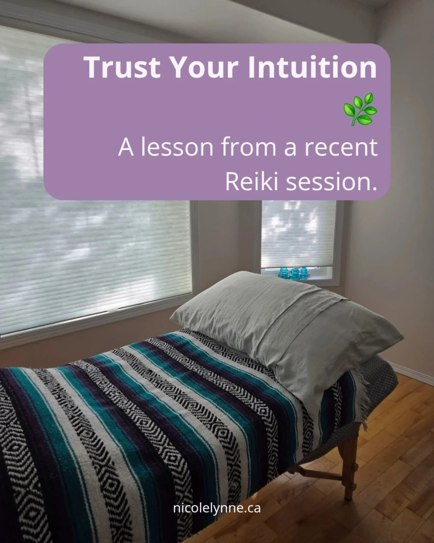 Trust your Intuition:
Often, I hear or feel clear guidance, yet doubt creeps in sometimes.
That happened recently in a Reiki session.
A nudge telling me I should leave my client on their back.
I followed my usual plan instead.
It got awkward, and in 