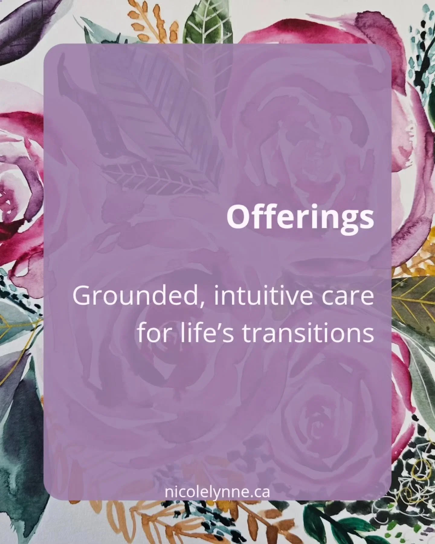 An overview of the ways I offer support 🤍

My work is rooted in integrative, intuitive care through life&rsquo;s transitions - whether that&rsquo;s through Reiki and mediumship sessions, birth and postpartum care, or end-of-life support.

Each offer