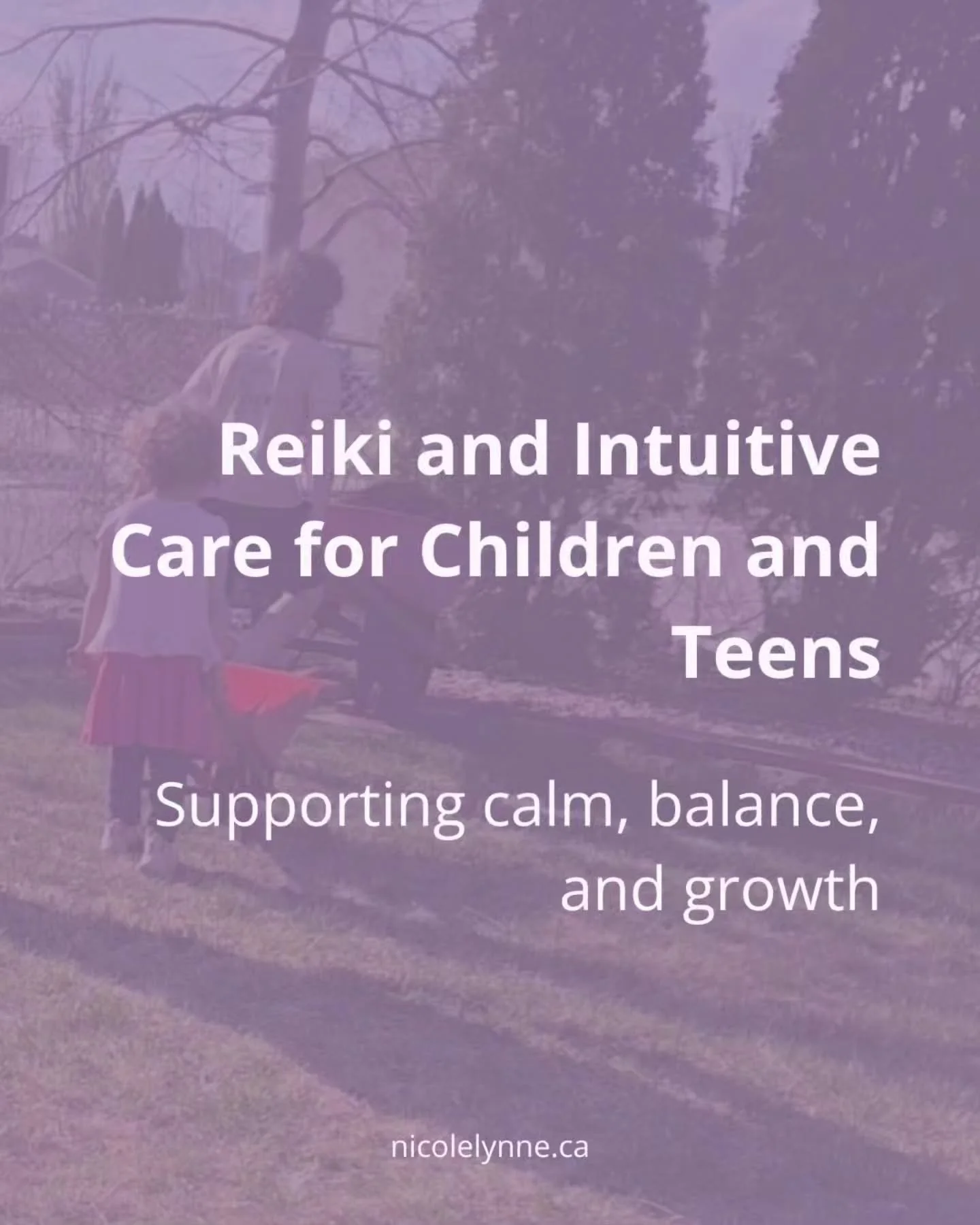 Reiki and Intuitive sessions can be a gentle form of support for children and teens, meeting them where they are in their emotions, energy, and daily experiences.

These sessions are calm, grounded, and always guided by comfort and readiness. They ca